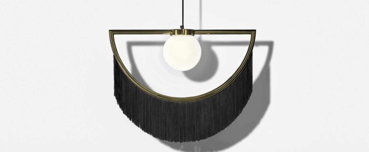 banner-image Suspension wink laiton noir led l60cm h48cm houtique normal