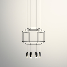 Wireflow 0302 arik levy suspension pendant light  vibia 0302041a  design signed nedgis 199841 thumb