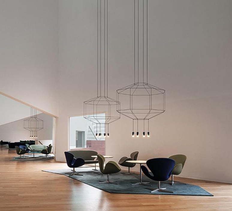 Wireflow arik levy suspension pendant light  vibia 029904 1a  design signed nedgis 79477 product