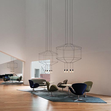 Wireflow arik levy suspension pendant light  vibia 029904 1a  design signed nedgis 79477 thumb