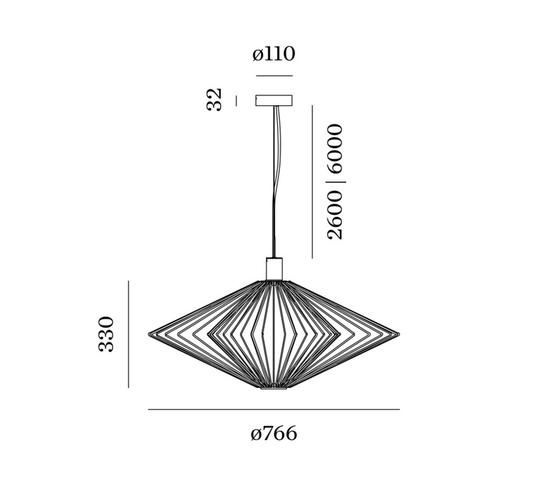 Wiro diamond 2 0 studio wever ducre suspension pendant light  wever et ducre 2292e0b0  design signed nedgis 153177 product