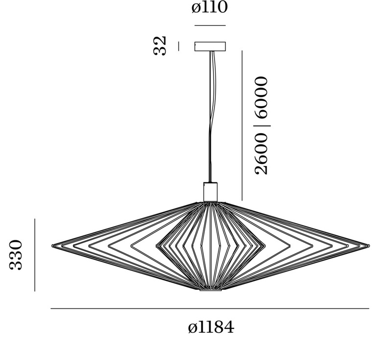 Wiro diamond 3 0 studio wever ducre suspension pendant light  wever et ducre 2293e0b0  design signed nedgis 153183 product