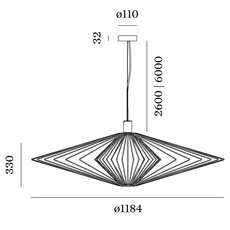 Wiro diamond 3 0 studio wever ducre suspension pendant light  wever et ducre 2293e0b0  design signed nedgis 153183 thumb