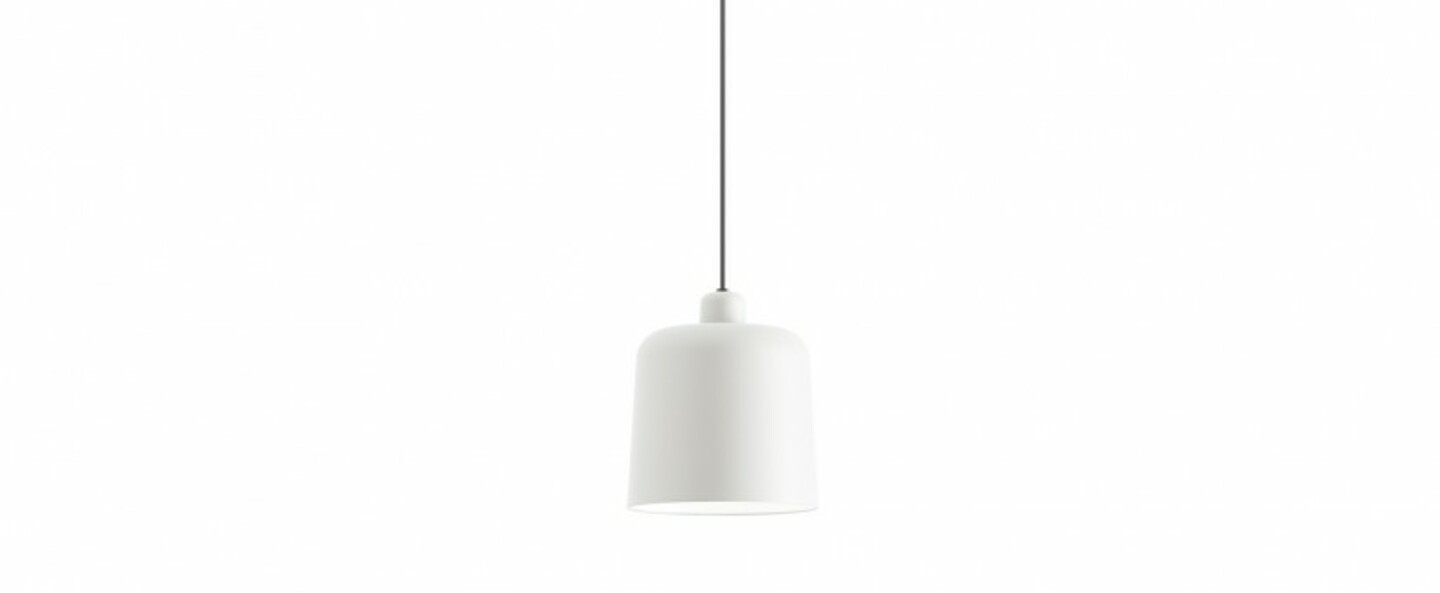 Suspension zile blanc mat o20cm h22 5cm luceplan normal