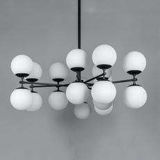 Zodiac studio schwung suspension pendant light  schwung b298 bgm opal mat  design signed nedgis 149458 thumb