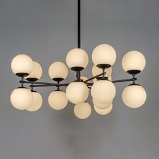 Zodiac studio schwung suspension pendant light  schwung b298 bgm opal mat  design signed nedgis 149459 thumb