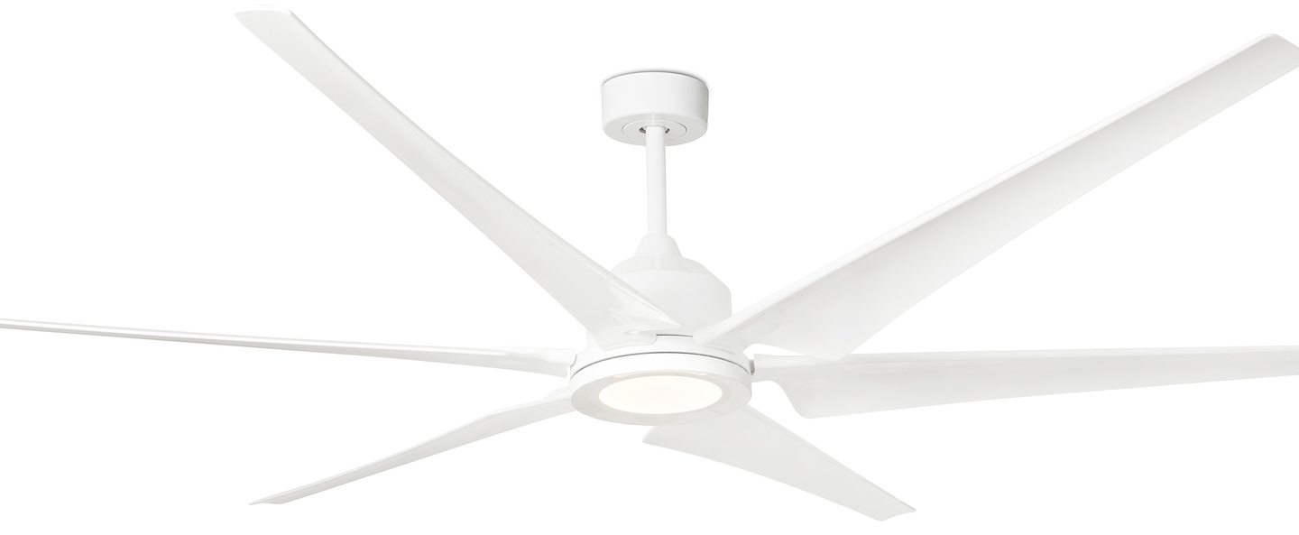 Ventilateur lumineux cies blanc o210 8cm h43cm faro normal