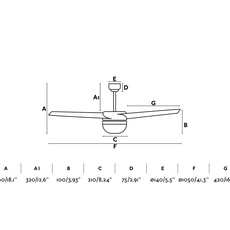 Easy studio faro lab ventilateur lumineux ceiling fan light  faro 33416  design signed nedgis 113971 thumb