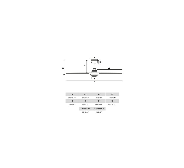 Heywood s led white flighter  ventilateur lumineux  faro 33805 1tw  design signed nedgis 214118 product