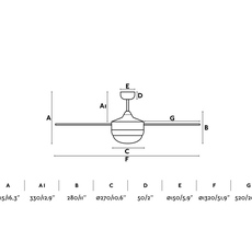 Icaria studio faro lab ventilateur lumineux ceiling fan light  faro 33702  design signed nedgis 113849 thumb