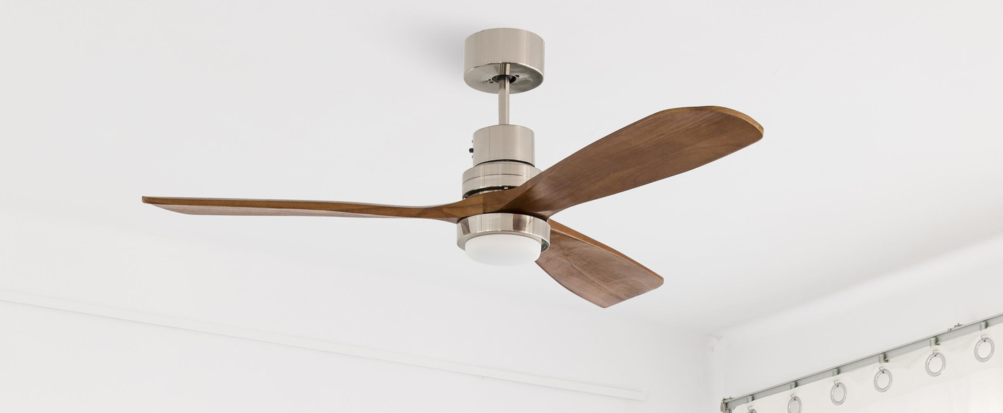 banner-image Ventilateur lumineux lantau nickel mat led 3000k 500lm o132cm h33cm faro normal