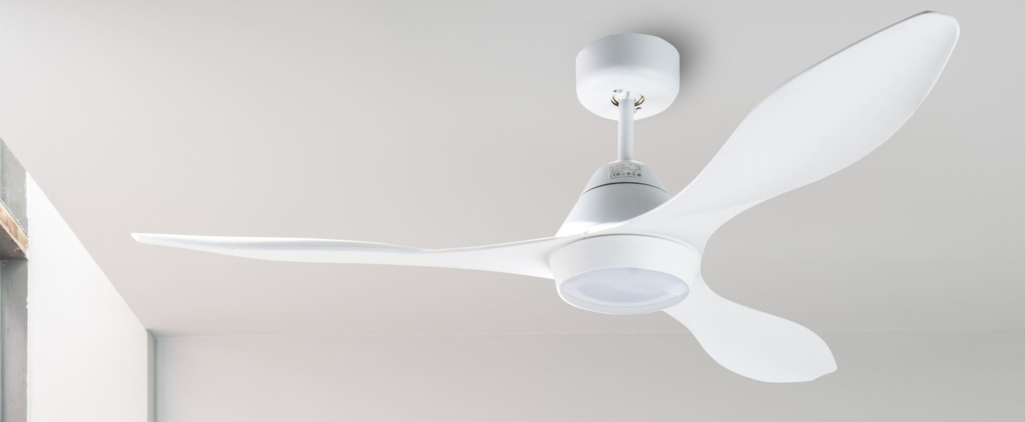 banner-image Ventilateur lumineux polaris ete hiver dc motor blanc led 2700k 1500lm o132cm h27 5cm faro normal