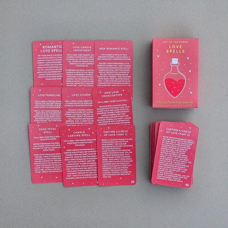 100 Love Spells Cards 100 Love Spells Cards