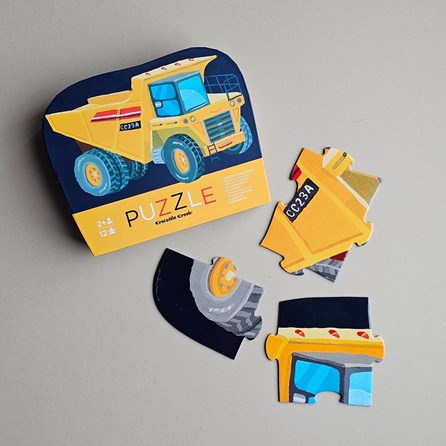 12pc Mini Jigsaw Puzzle - Construction 12pc Mini Jigsaw Puzzle - Construction