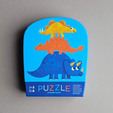 12pc Mini Jigsaw Puzzle - Dino Friends 12pc Mini Jigsaw Puzzle - Dino Friends