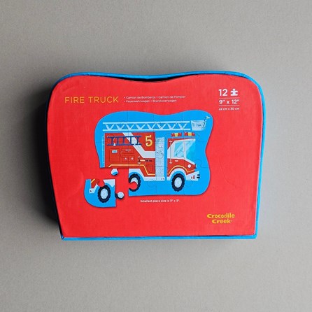 12pc Mini Jigsaw Puzzle - Fire Truck 12pc Mini Jigsaw Puzzle - Fire Truck