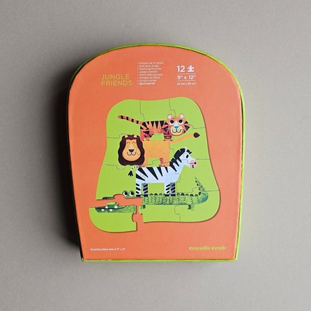 12pc Mini Jigsaw Puzzle - Jungle Friends 12pc Mini Jigsaw Puzzle - Jungle Friends