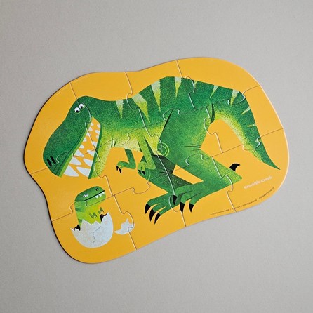 12pc Mini Jigsaw Puzzle - Just Hatched Dino 12pc Mini Jigsaw Puzzle - Just Hatched Dino