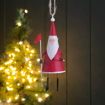 18th Hole Golfing Santa Hanging Christmas Decoration 18th Hole Golfing Santa Hanging Christmas Decoration