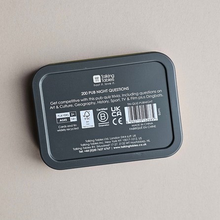 200 Pub Night Quiz Questions in a Tin 200 Pub Night Quiz Questions in a Tin