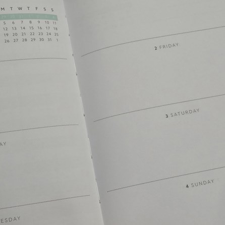 2026 Gouache Floral A5 Diary