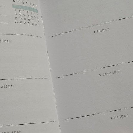 2026 Gouache Floral A6 Diary