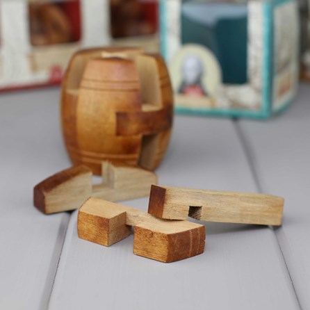 Nelson's Barrel Wooden Puzzle Nelson's Barrel Wooden Puzzle