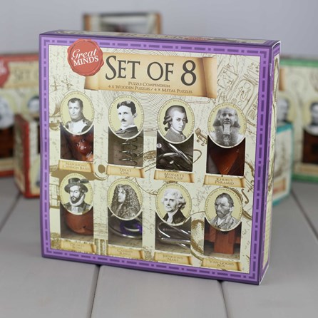 Set Of Eight Puzzles Based On Great Minds Set Of Eight Puzzles Based On Great Minds