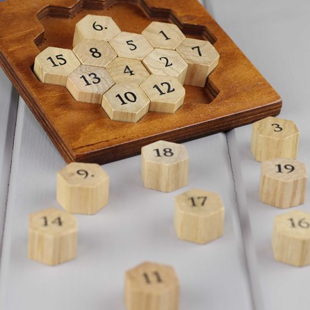 Aristotle's Wooden Number Puzzle Aristotle's Wooden Number Puzzle