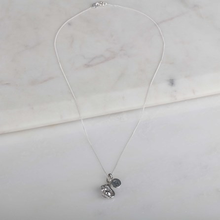 Personalised Squirrel Necklace Personalised Squirrel Necklace Silver