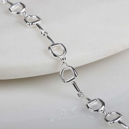 Solid Silver Riding Snaffle Necklace Solid Silver Riding Snaffle Necklace