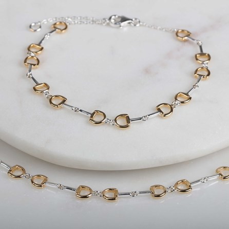 Solid Silver Riding Snaffle Necklace Solid Silver Riding Snaffle Necklace