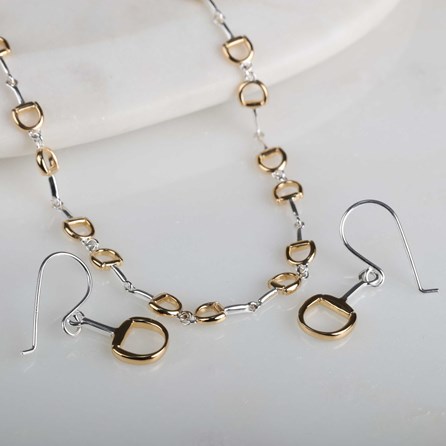 Solid Silver Riding Snaffle Necklace Solid Silver Riding Snaffle Necklace