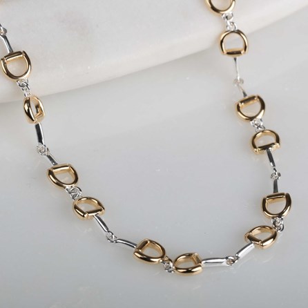 Solid Silver Riding Snaffle Necklace Solid Silver Riding Snaffle Necklace
