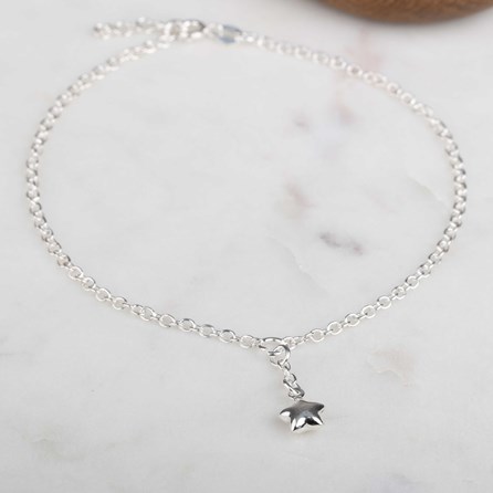Anklet With Silver Star Charm Anklet With Silver Star Charm