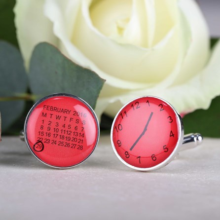 Personalised Moment In Time Cufflinks Personalised Moment In Time Cufflinks