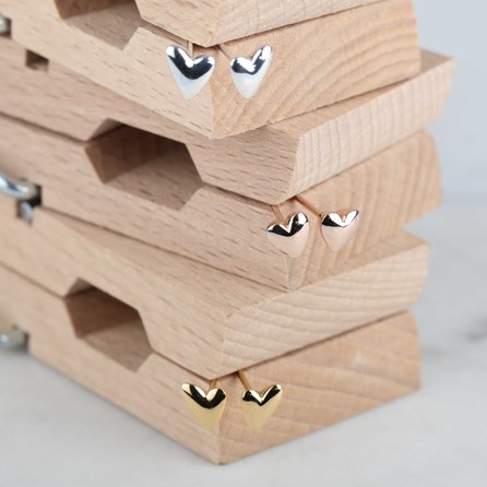 Devotion Heart Stud Earrings Devotion Heart Stud Earrings