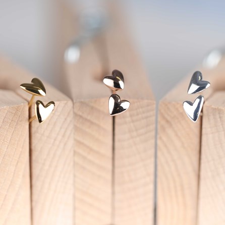 Devotion Heart Stud Earrings Devotion Heart Stud Earrings