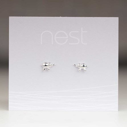 Solid Silver Balloon Elephant Stud Earrings Solid Silver Balloon Elephant Stud Earrings