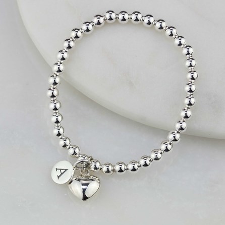 Personalised Children's Silver Heart Bracelet Personalised Children's Silver Heart Bracelet