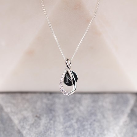 Personalised Sparkly Infinity Charm Pendant Personalised Sparkly Infinity Charm Pendant