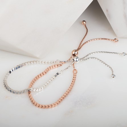 Box Chain Slider Bracelet Box Chain Slider Bracelet
