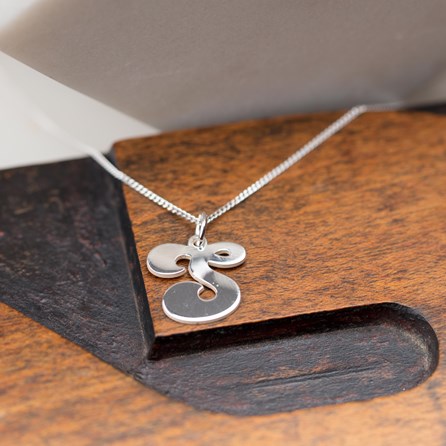 Solid Silver 'Groovy' Letter Charm Necklace Solid Silver 'Groovy' Letter Charm Necklace