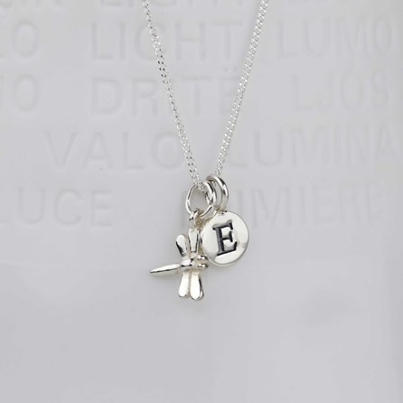 Personalised Miniature Dragonfly Necklace Personalised Miniature Dragonfly Necklace