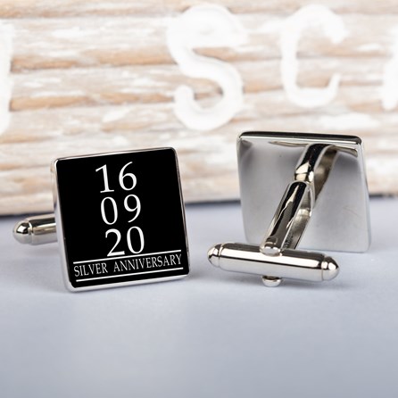 Personalised Photo And Date Cufflinks Personalised Photo And Date Cufflinks
