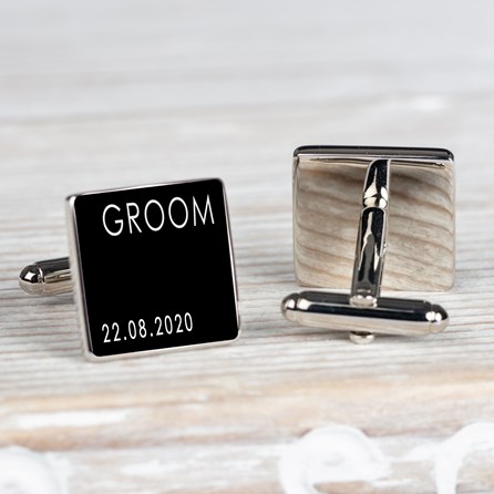 Personalised Wedding Party Photo Cufflinks Personalised Wedding Party Photo Cufflinks