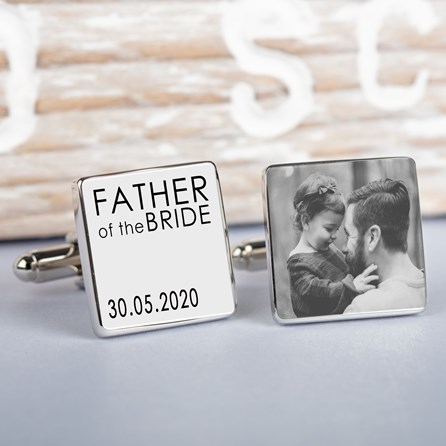 Personalised Wedding Party Photo Cufflinks Personalised Wedding Party Photo Cufflinks