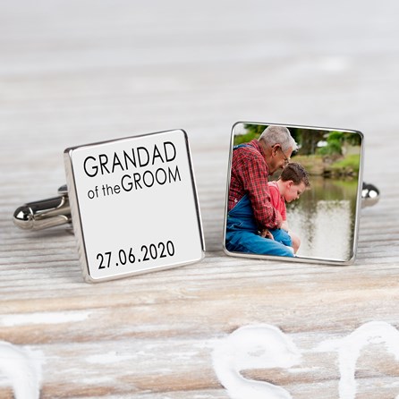 Personalised Wedding Party Photo Cufflinks Personalised Wedding Party Photo Cufflinks