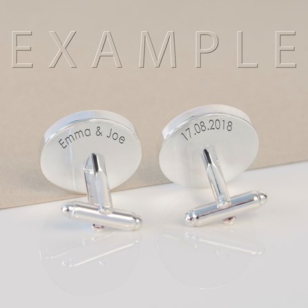 Secret Message Silver Cufflinks Secret Message Silver Cufflinks