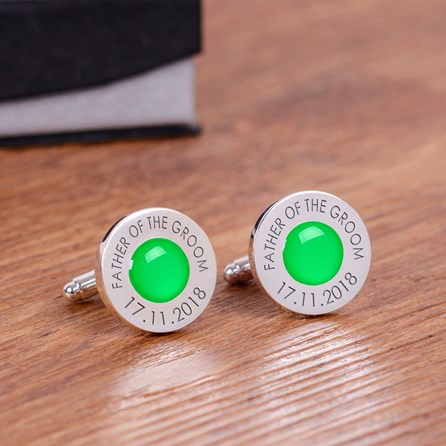 Personalised Wedding Role And Date Cufflinks Personalised Wedding Role And Date Cufflinks